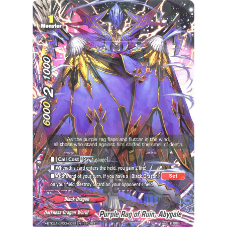 buddyfight-tcg-card-x-bt02a-cp03-0071en-secret-rare-purple-rag-of-ruin-abygale-evolution-mutation