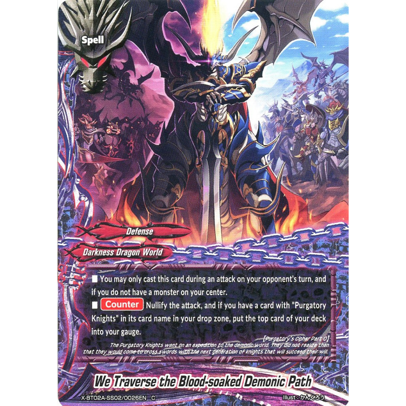 buddyfight-tcg-card-x-bt02a-ss02-0026en-c-we-traverse-the-blood-soaked-demonic-path-evolution-mutation