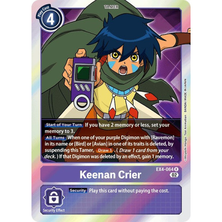 Digimon_TCG_EX4-064_Keenan_Crier_Rare_Alternative_Being_Card_Game