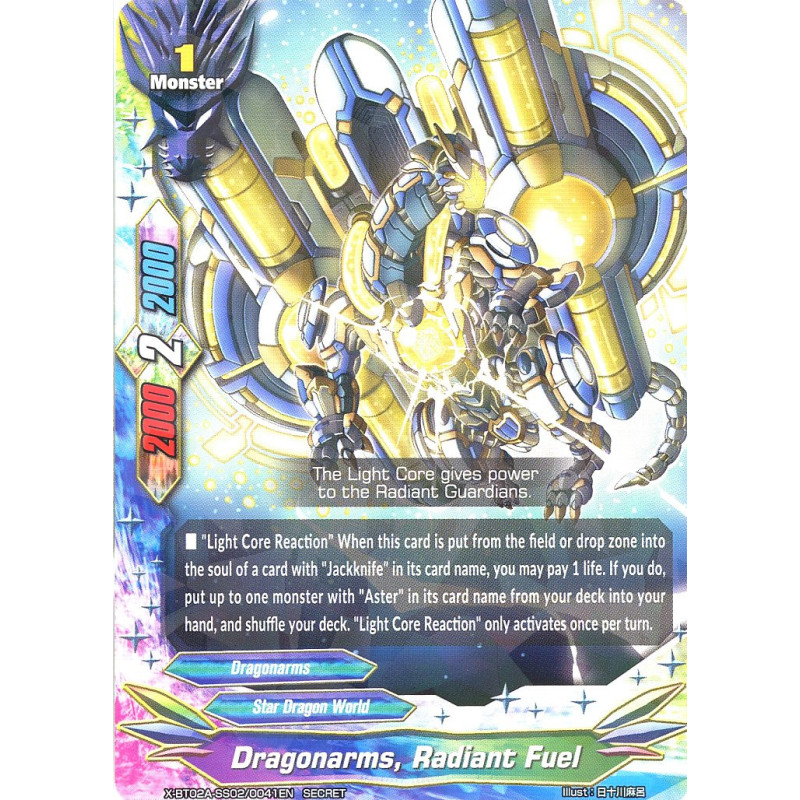 buddyfight-tcg-card-x-bt02a-ss02-0041en-secret-rare-dragonarms-radiant-fuel-evolution-mutation