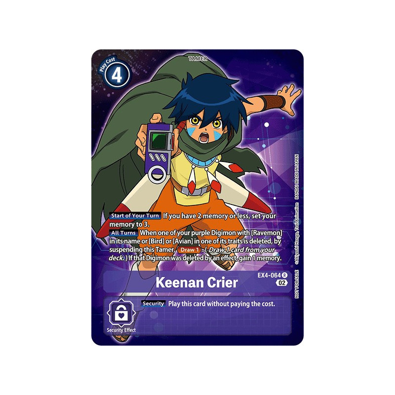 Digimon_TCG_EX4-064_AA_Keenan_Crier_Alternative_Art_Alternative_Being_Card_Game