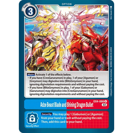 Digimon_TCG_EX4-066_Adze_Beast_Blade_and_Shining_Dragon_Bullet_Uncommon_Alternative_Being_Card_Game