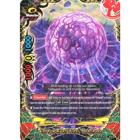 buddyfight-tcg-card-foil-x-bt02a-ss01-0026en-foil-c-hasted-evolution-yamigedo-evolution-mutation