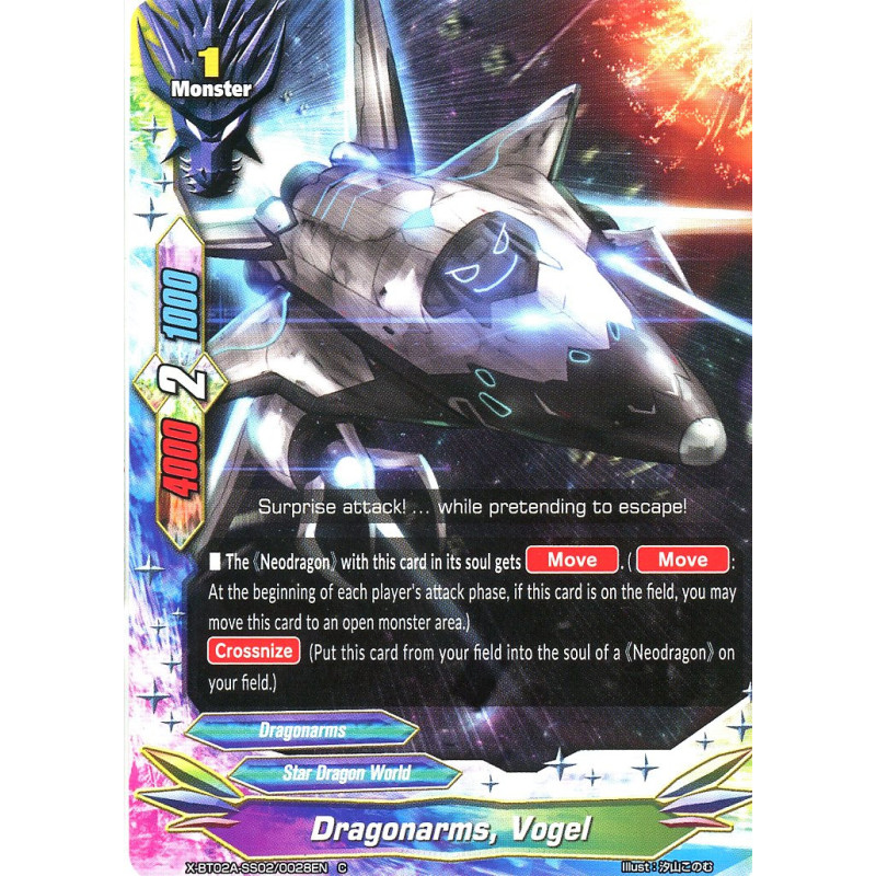 buddyfight-tcg-card-foil-x-bt02a-ss02-0028en-foil-c-dragonarms-vogel-evolution-mutation