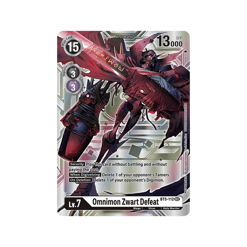 Digimon_TCG_EX4_BT5-112_AA_AA_Omnimon_Zwart_Defeat_Alternative_Art_Alternative_Being_Card_Game