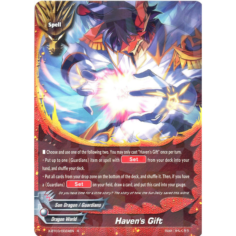 buddyfight-tcg-card-foil-x-bt03-0024en-foil-r-haven-s-gift-overturn-thunder-empire