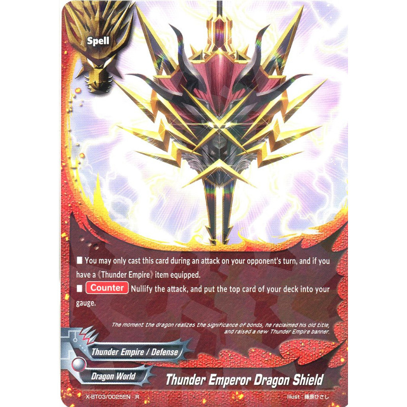 buddyfight-tcg-card-foil-x-bt03-0025en-foil-r-thunder-emperor-dragon-shield-overturn-thunder-empire