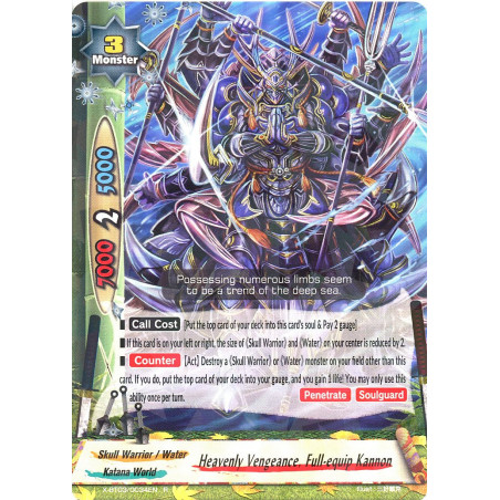 buddyfight-tcg-card-foil-x-bt03-0034en-foil-r-heavenly-vengeance-full-equip-kannon-overturn-thunder-empire