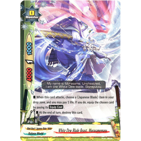 buddyfight-tcg-card-foil-x-bt03-0060en-foil-u-white-dew-blade-beast-murasamemaru-overturn-thunder-empire