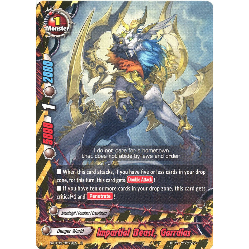 buddyfight-tcg-card-foil-x-bt03-0079en-foil-c-impartial-beast-garrdias-overturn-thunder-empire