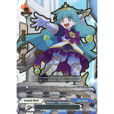 buddyfight-tcg-card-x-bt03a-ub01-0005en-rrr-princess-of-the-azure-skies-ku-lvl-up-heroes-adventurers