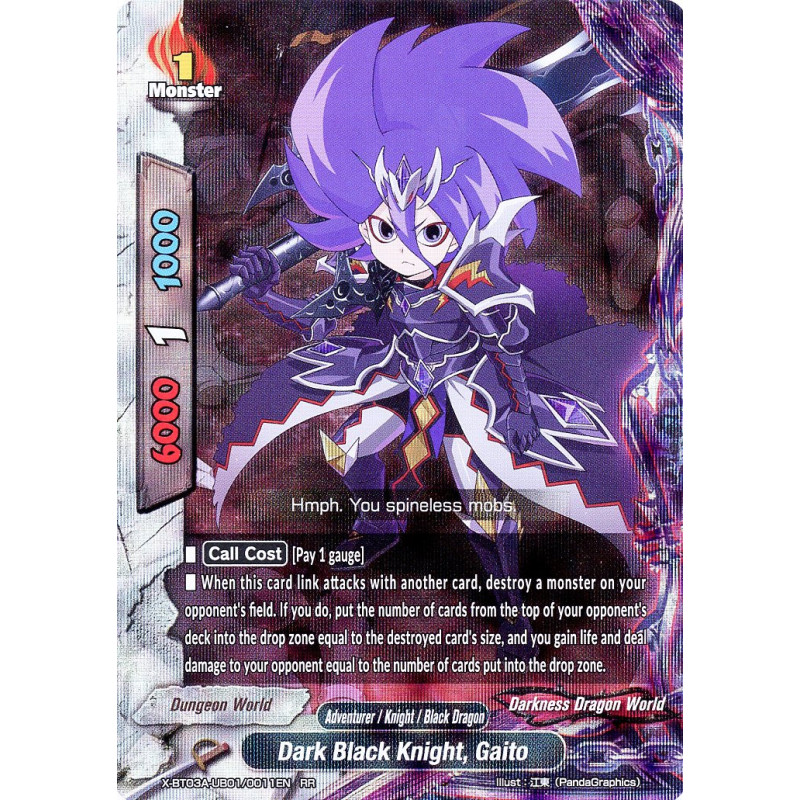 buddyfight-tcg-card-x-bt03a-ub01-0011en-rr-dark-black-knight-gaito-lvl-up-heroes-adventurers