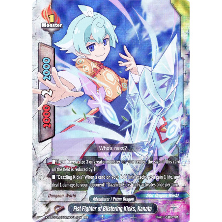 buddyfight-tcg-card-x-bt03a-ub01-0014en-rr-fist-fighter-of-blistering-kicks-kanata-lvl-up-heroes-adventurers
