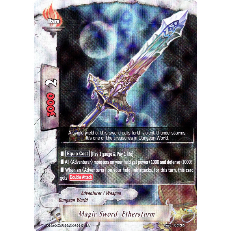 buddyfight-tcg-card-x-bt03a-ub01-0020en-rr-magic-sword-etherstorm-lvl-up-heroes-adventurers