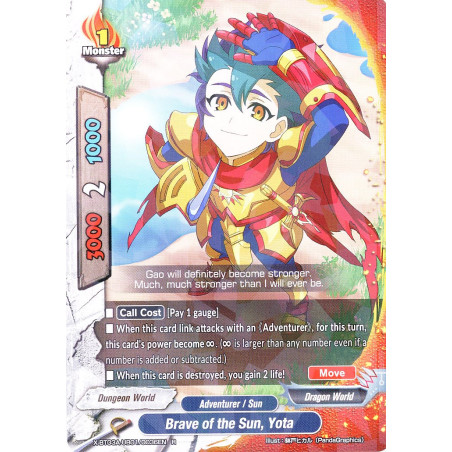 buddyfight-tcg-card-x-bt03a-ub01-0036en-r-brave-of-the-sun-yota-lvl-up-heroes-adventurers