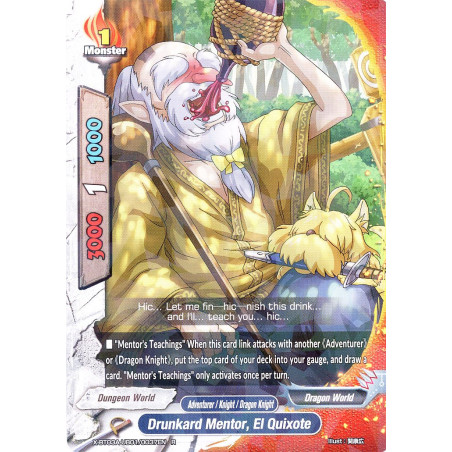 buddyfight-tcg-card-x-bt03a-ub01-0037en-r-drunkard-mentor-el-quixote-lvl-up-heroes-adventurers