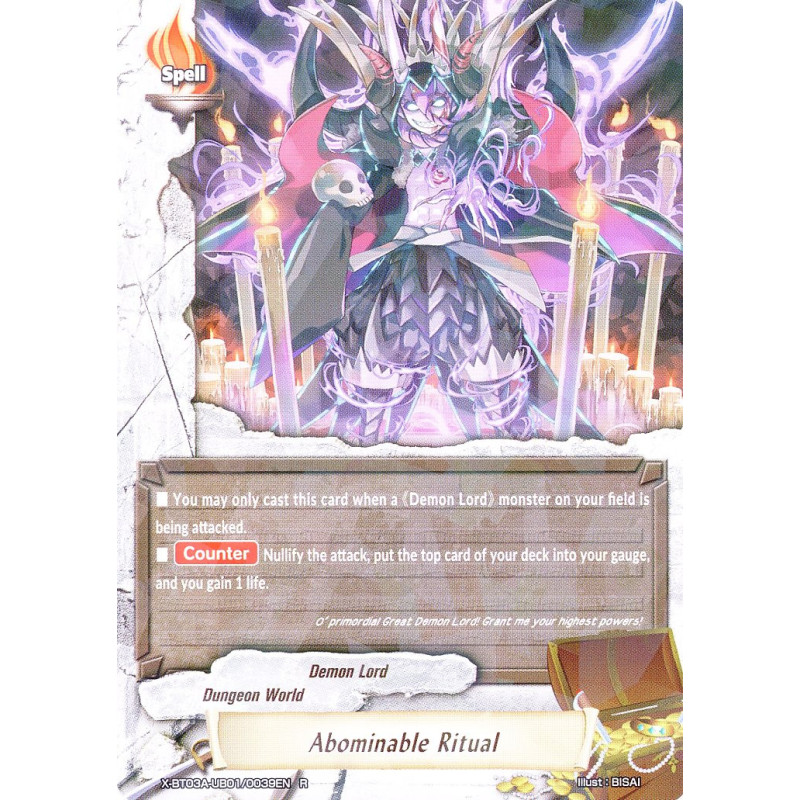 buddyfight-tcg-card-x-bt03a-ub01-0039en-r-abominable-ritual-lvl-up-heroes-adventurers