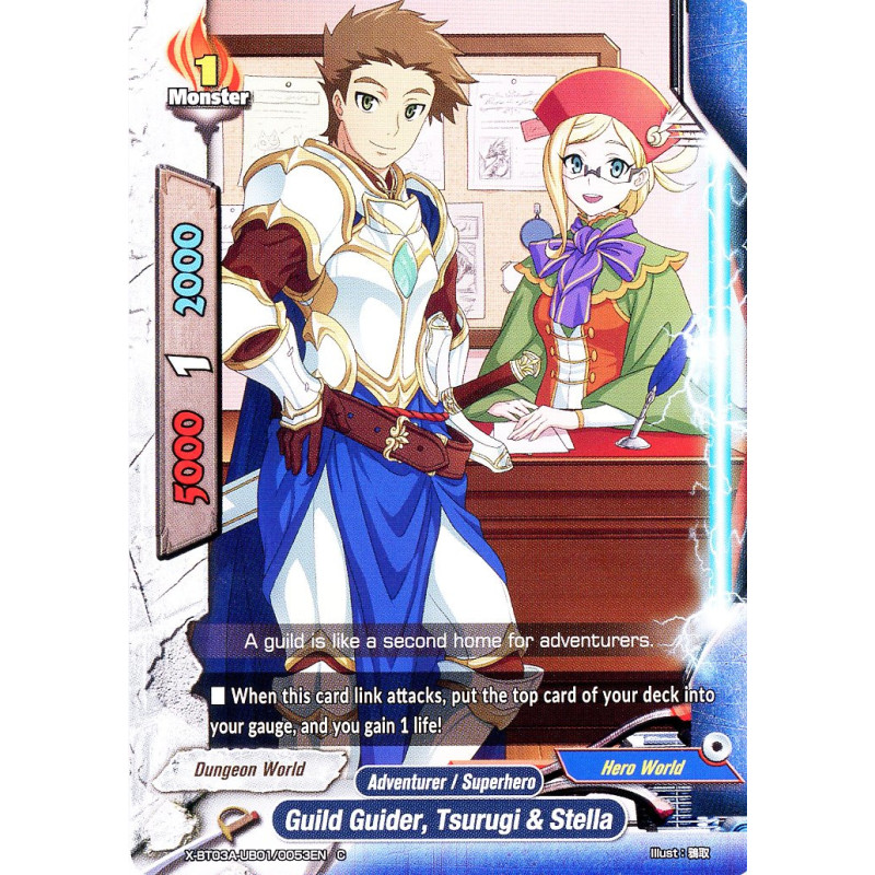 buddyfight-tcg-card-x-bt03a-ub01-0053en-c-guild-guider-tsurugi-stella-lvl-up-heroes-adventurers