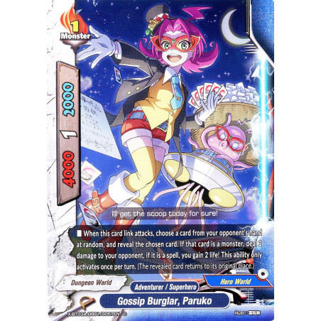 buddyfight-tcg-card-x-bt03a-ub01-0057en-c-gossip-burglar-paruko-lvl-up-heroes-adventurers