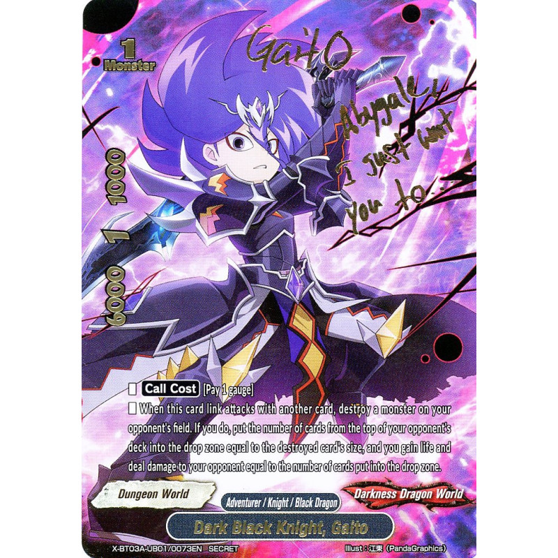 buddyfight-tcg-card-x-bt03a-ub01-0073en-secret-dark-black-knight-gaito-lvl-up-heroes-adventurers