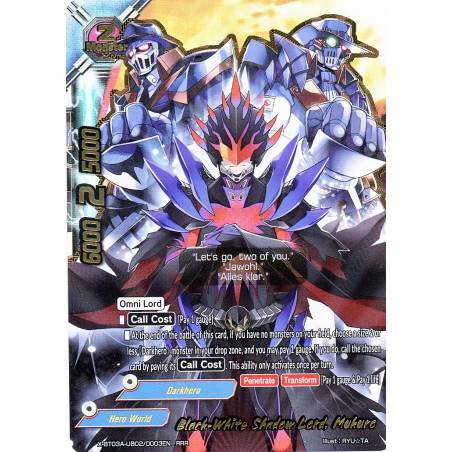 buddyfight-tcg-card-x-bt03a-ub02-0003en-rrr-black-white-shadow-lord-mukuro-lvl-up-heroes-adventurers