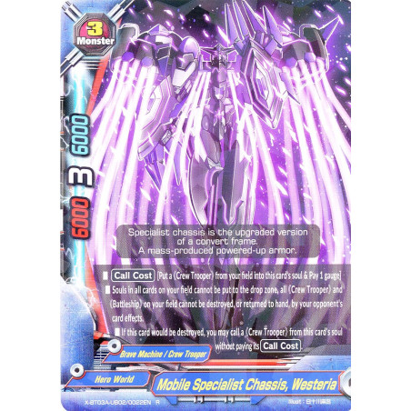 buddyfight-tcg-card-x-bt03a-ub02-0022en-r-mobile-specialist-chasis-westeria-lvl-up-heroes-adventurers