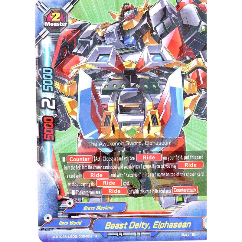 buddyfight-tcg-card-x-bt03a-ub02-0024en-r-beast-deity-elphasean-lvl-up-heroes-adventurers