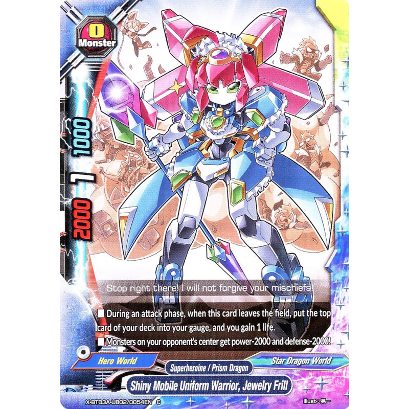 buddyfight-tcg-card-x-bt03a-ub02-0054en-c-shiny-mobile-uniform-warrior-jewelry-frill-lvl-up-heroes-adventurers