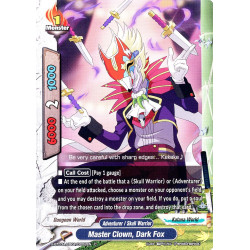 buddyfight-tcg-card-foil-x-bt03a-ub01-0052en-foil-c-master-clown-dark-fox-lvl-up-heroes-adventurers