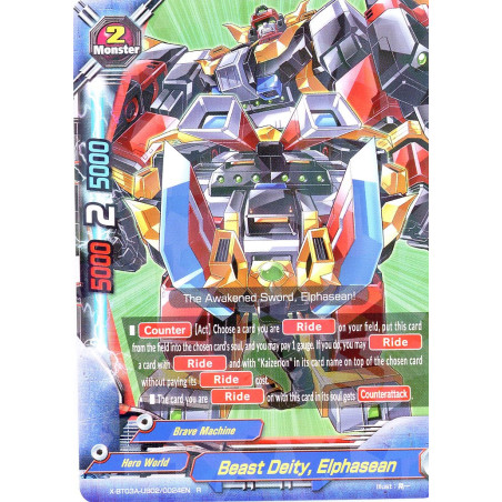 buddyfight-tcg-card-foil-x-bt03a-ub02-0024en-foil-r-beast-deity-elphasean-lvl-up-heroes-adventurers