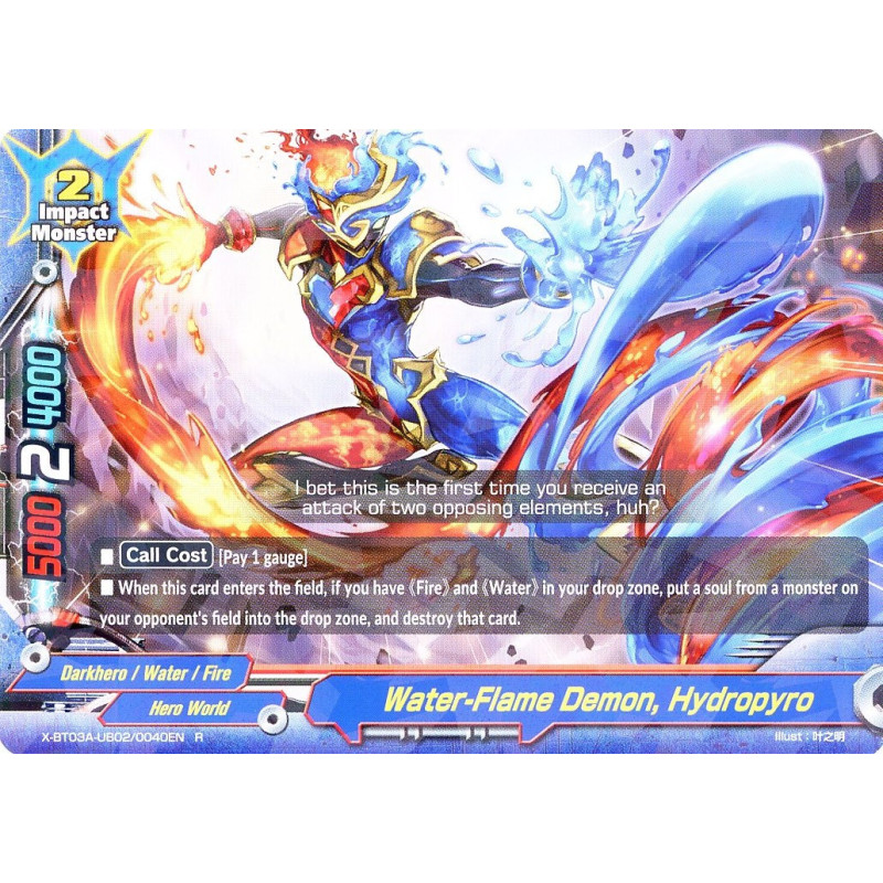 buddyfight-tcg-card-foil-x-bt03a-ub02-0040en-foil-r-water-flame-demon-hydropyro-lvl-up-heroes-adventurers