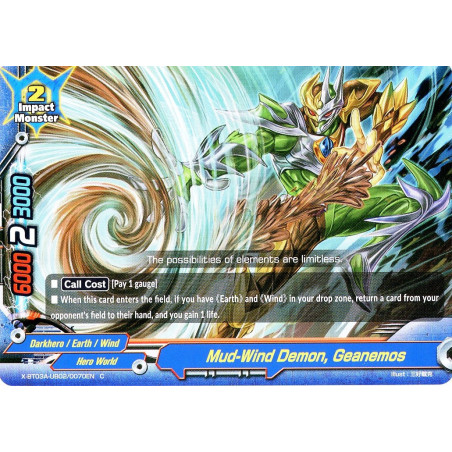 buddyfight-tcg-card-foil-x-bt03a-ub02-0070en-foil-c-mud-wind-demon-geanemos-lvl-up-heroes-adventurers