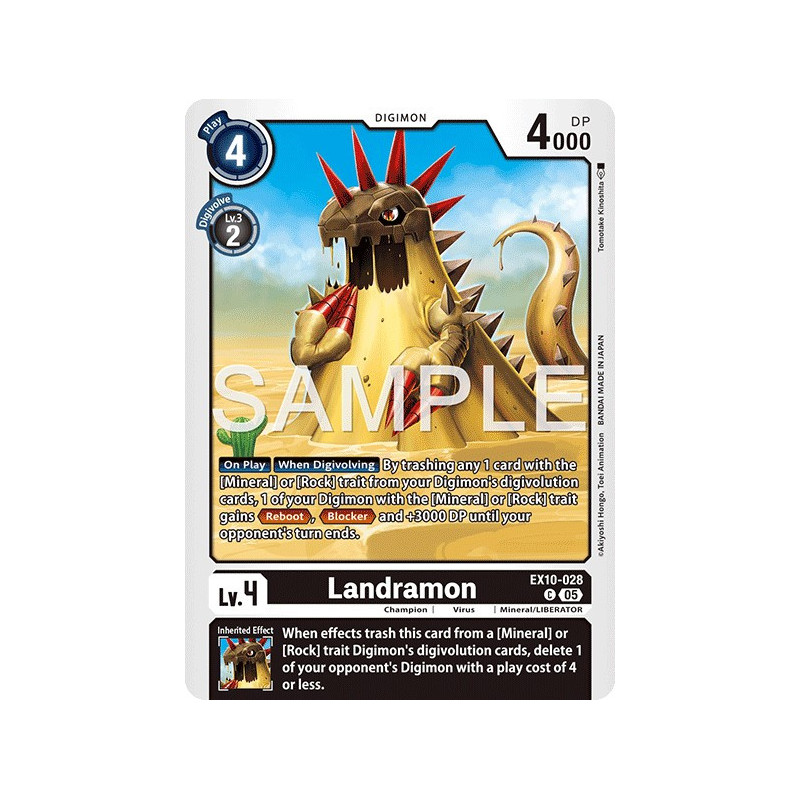 Digimon_TCG_EX10-028_Landramon_Common_Sinister_Order_