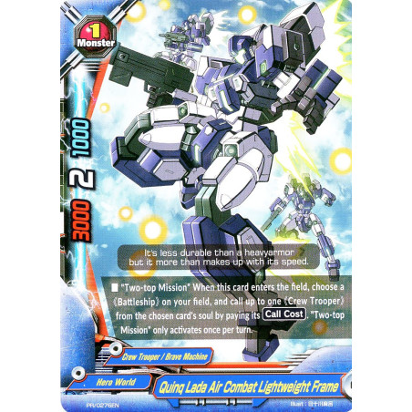 buddyfight-tcg-card-x-bt03a-pr-0276en-pr-quinq-lada-air-combat-lightweight-frame-lvl-up-heroes-adventurers