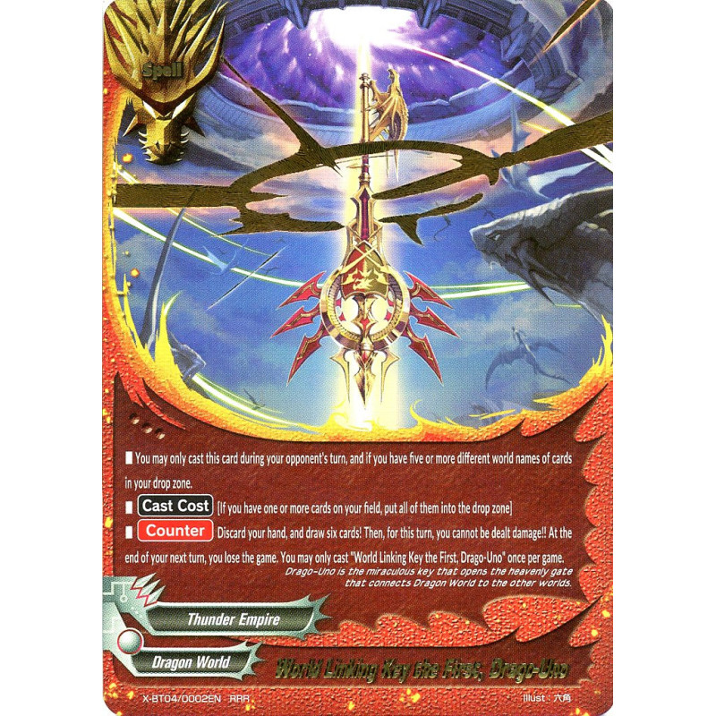 buddyfight-tcg-card-x-bt04-0002en-rrr-a-key-that-connects-the-world-dragouno-rainbow-striker