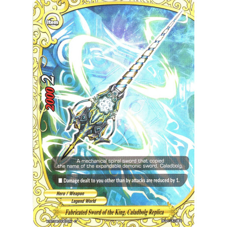 buddyfight-tcg-card-x-bt04-0087en-c-fabricated-sword-of-the-king-caladbolg-replica-rainbow-striker