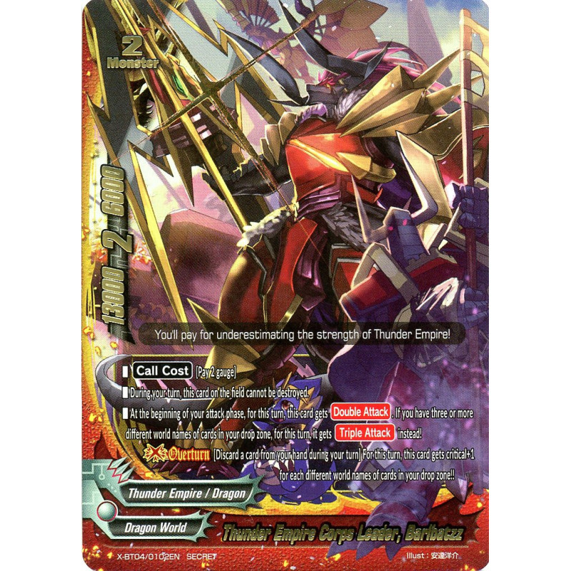 buddyfight-tcg-card-x-bt04-0102en-secret-thunder-emperor-corps-leader-barlbatzz-rainbow-striker