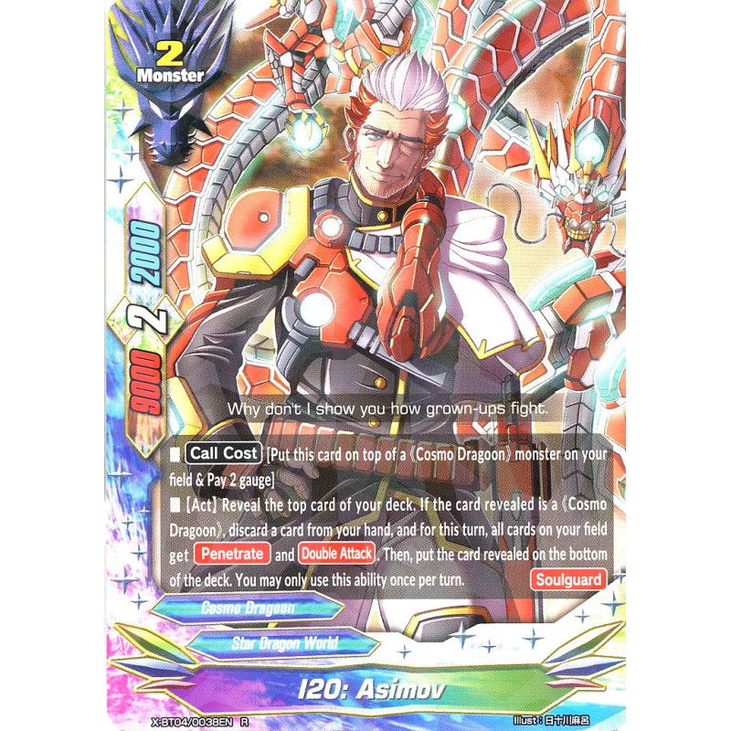 buddyfight-tcg-card-foil-x-bt04-0038en-r-foil-i20-asimov-rainbow-striker