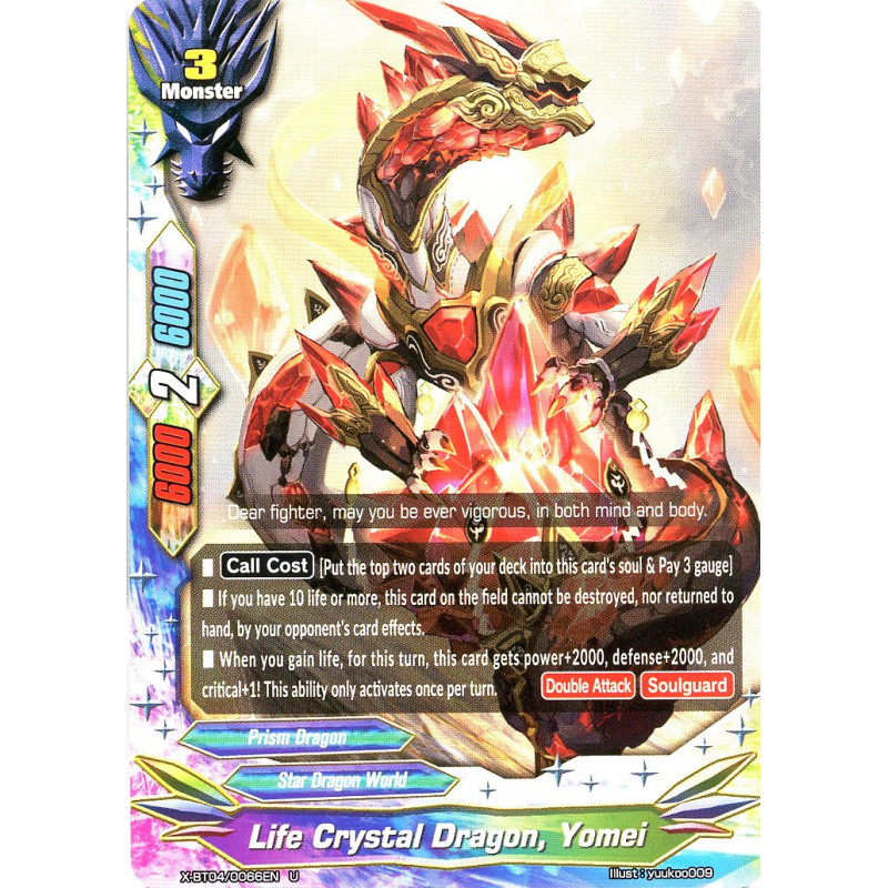 buddyfight-tcg-card-foil-x-bt04-0066en-u-foil-life-crystal-dragon-youmei-rainbow-striker