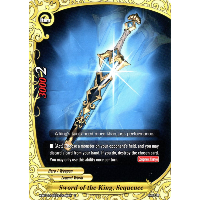 buddyfight-tcg-card-x-bt04a-ss03-0048en-c-sword-of-the-king-sequence-new-world-chaos