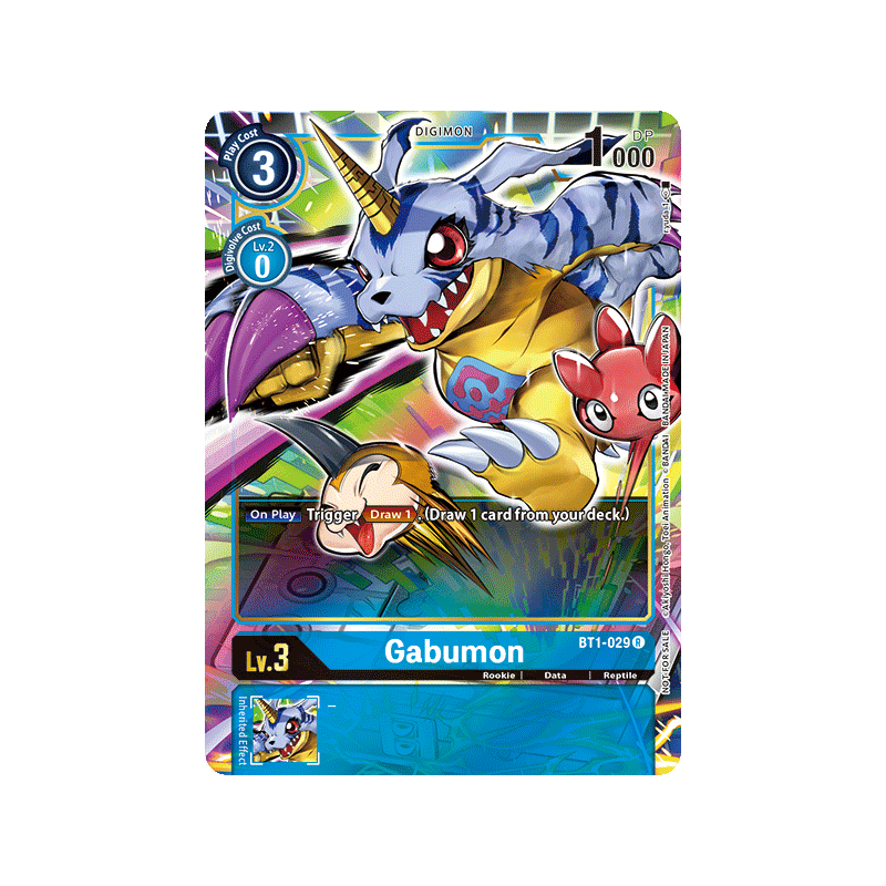 Digimon_TCG_BT1-029_AA_Gabumon_Alternative_Art_New_Evolution_Card_Game
