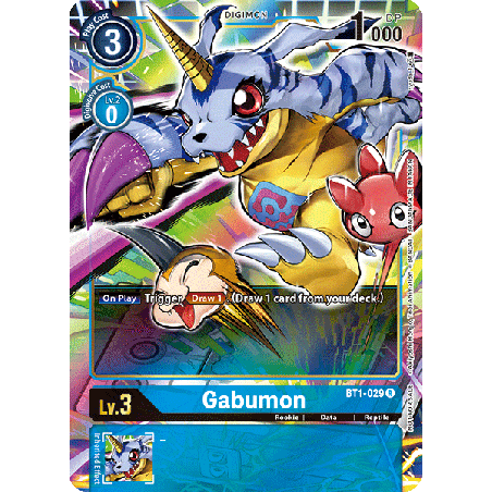 Digimon_TCG_BT1-029_AA_Gabumon_Alternative_Art_New_Evolution_Card_Game