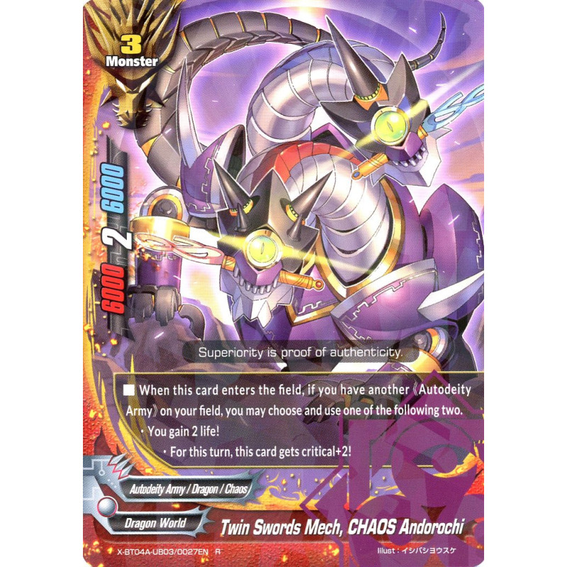 buddyfight-tcg-card-x-bt04a-ub03-0027en-r-twin-swords-mech-chaos-andorochi-new-world-chaos