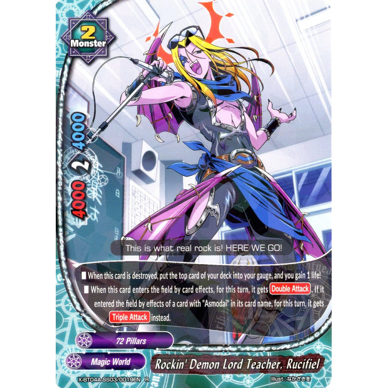 buddyfight-tcg-card-foil-x-bt04a-ss03-0019en-foil-r-rockin-demon-lord-teacher-rucifiel-new-world-chaos