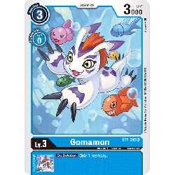 Digimon_TCG_BT1-030_Gomamon_Common_New_Evolution_Card_Game