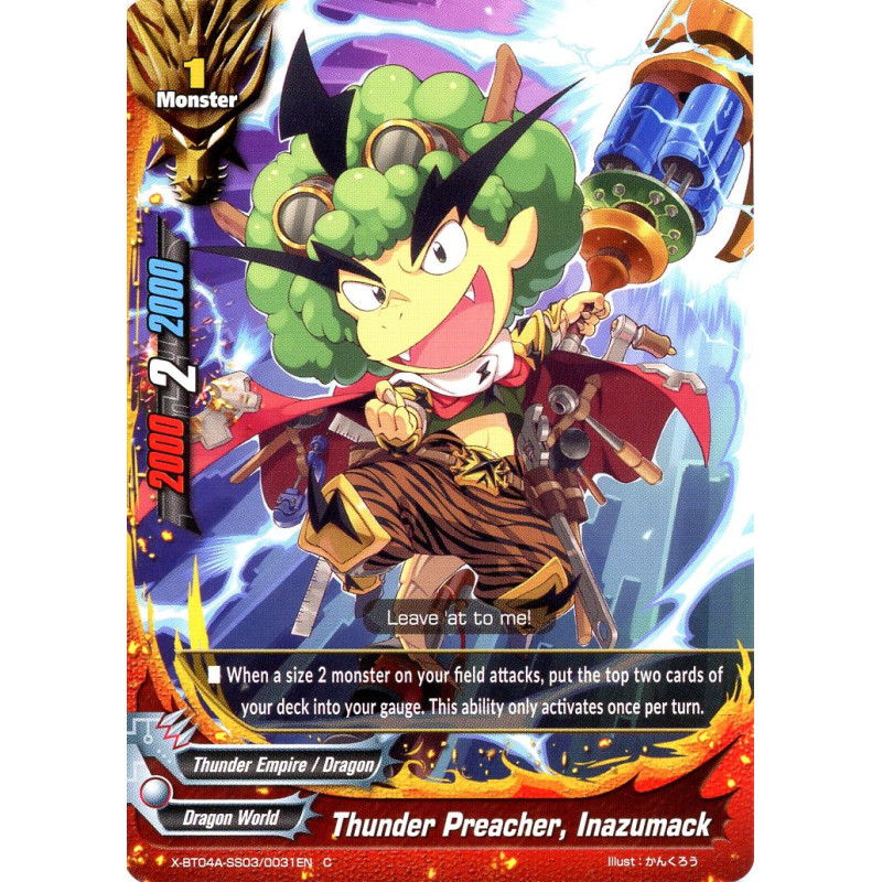 buddyfight-tcg-card-foil-x-bt04a-ss03-0031en-foil-c-thunder-preacher-inazumack-new-world-chaos
