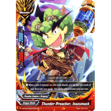 buddyfight-tcg-card-foil-x-bt04a-ss03-0031en-foil-c-thunder-preacher-inazumack-new-world-chaos