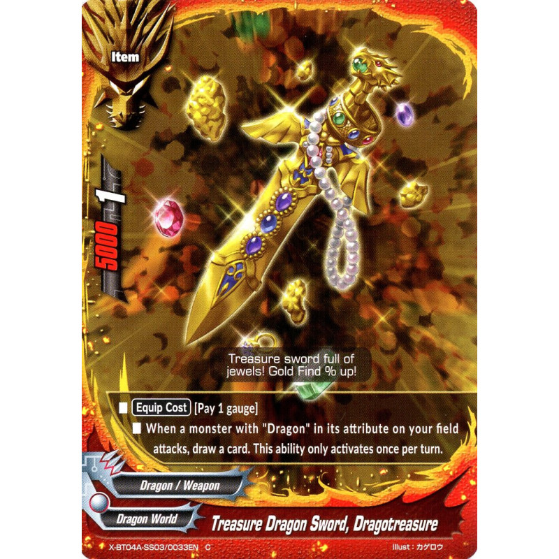 buddyfight-tcg-card-foil-x-bt04a-ss03-0033en-foil-c-treasure-dragon-sword-dragotreasure-new-world-chaos