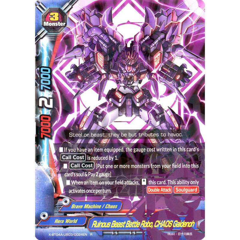buddyfight-tcg-card-foil-x-bt04a-ub03-0024en-foil-r-ruinous-beast-battle-robo-chaos-gaidenoh-new-world-chaos
