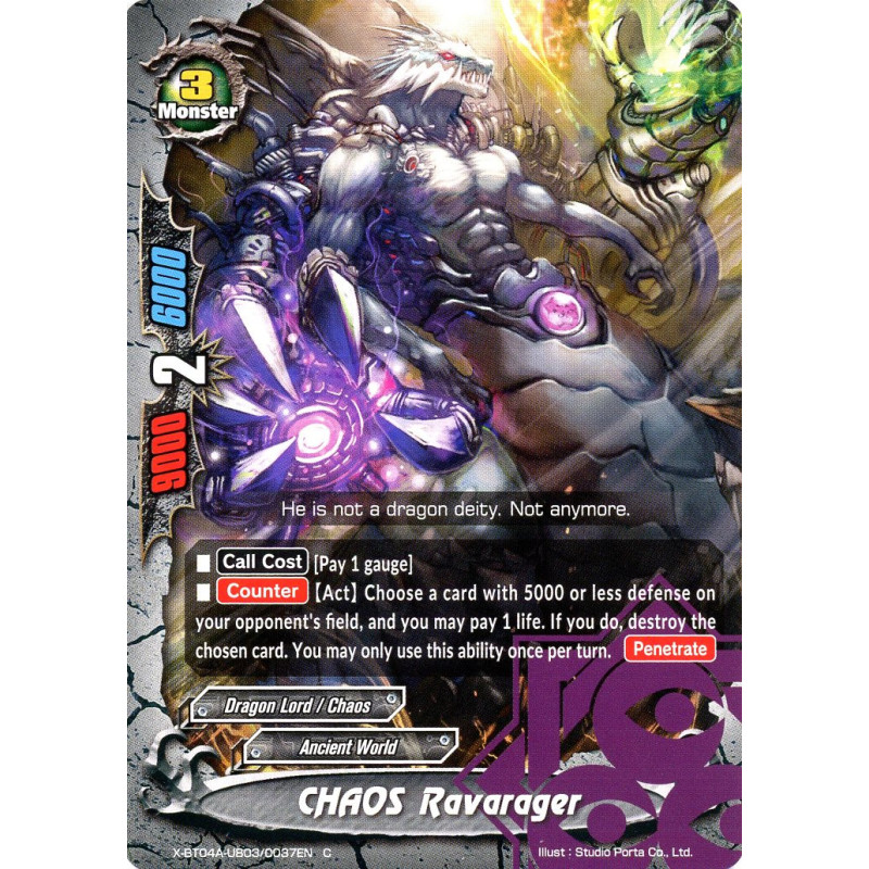 buddyfight-tcg-card-foil-x-bt04a-ub03-0037en-foil-c-chaos-ravarager-new-world-chaos